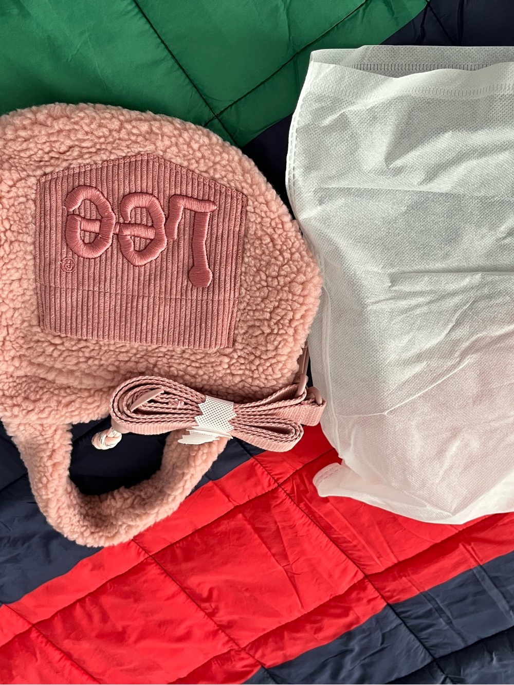 Lee Pink Sherpa Tote Bag BNWT Pink - Picture 8 of 8